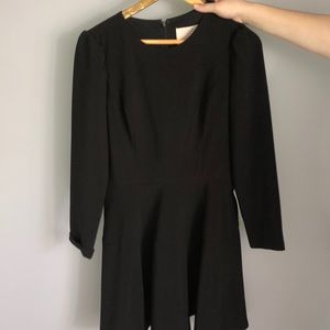black long sleeve dress